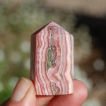 Rhodochrosite Crystal Gemstone Tower