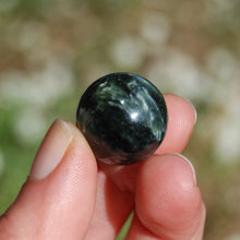 Load image into Gallery viewer, ONE Seraphinite Crystal Gemstone Sphere 20mm
