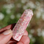 Genuine Rhodochrosite Crystal Gemstone Tower