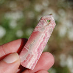 Genuine Rhodochrosite Crystal Gemstone Tower