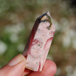 Genuine Rhodochrosite Crystal Gemstone Tower