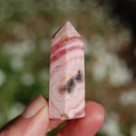 Genuine Rhodochrosite Crystal Gemstone Tower