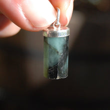 Load image into Gallery viewer, Emerald Gemstone Sterling Silver Pendant for Necklace
