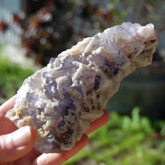 Raw Fluorite Stellar Beam Dogtooth Calcite Crystal Specimen Large Mineral Specimen