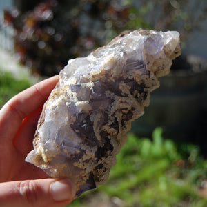Raw Fluorite Stellar Beam Dogtooth Calcite Crystal Specimen Large Mineral Specimen
