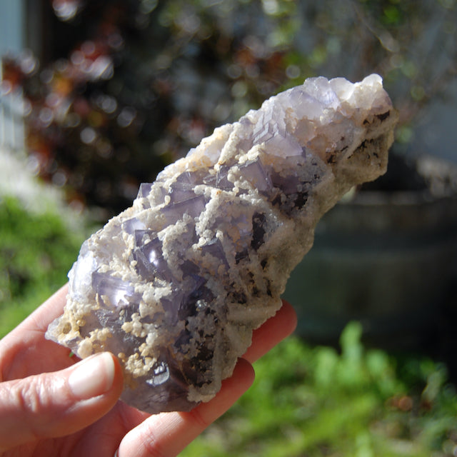 Fluorite Crystal Cluster Dogtooth Calcite