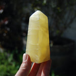 Lemon Yellow Calcite Crystal Tower from Pakistan