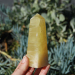 Lemon Yellow Calcite Crystal Tower from Pakistan