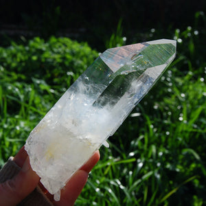 Channeler Colombian Blue Smoke Lemurian Crystal, Record Keepers, Optical Quartz Bridge, Santander, Colombia