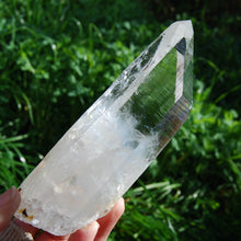 Load image into Gallery viewer, Channeler Colombian Blue Smoke Lemurian Crystal, Record Keepers, Optical Quartz Bridge, Santander, Colombia
