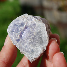 Load image into Gallery viewer, 96g 1.75in Raw Gem Lepidolite Crystal Cluster, Silver Leaf Lepidolite Mica Trapiche, Brazil LE6c
