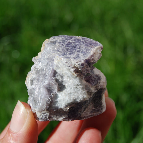 Lepidolite Crystal Bracelet, 8mm Purple Gemstone Beads – Caspar Curiosities