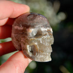 Laguna Lace Agate Carved Crystal Skull Realistic Gemstone Carving
