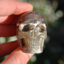 Load image into Gallery viewer, Laguna Lace Agate Carved Crystal Skull Realistic Gemstone Carving
