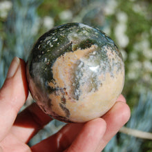 Load image into Gallery viewer, Ocean Jasper Geode Crystal Sphere
