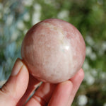 Rose Calcite Crystal Sphere