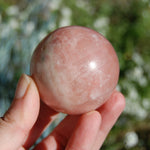 Rose Calcite Crystal Sphere