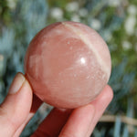 Rose Calcite Crystal Sphere