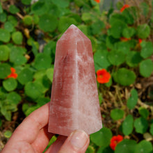 Load image into Gallery viewer, Rose Pink Calcite Crystal Tower
