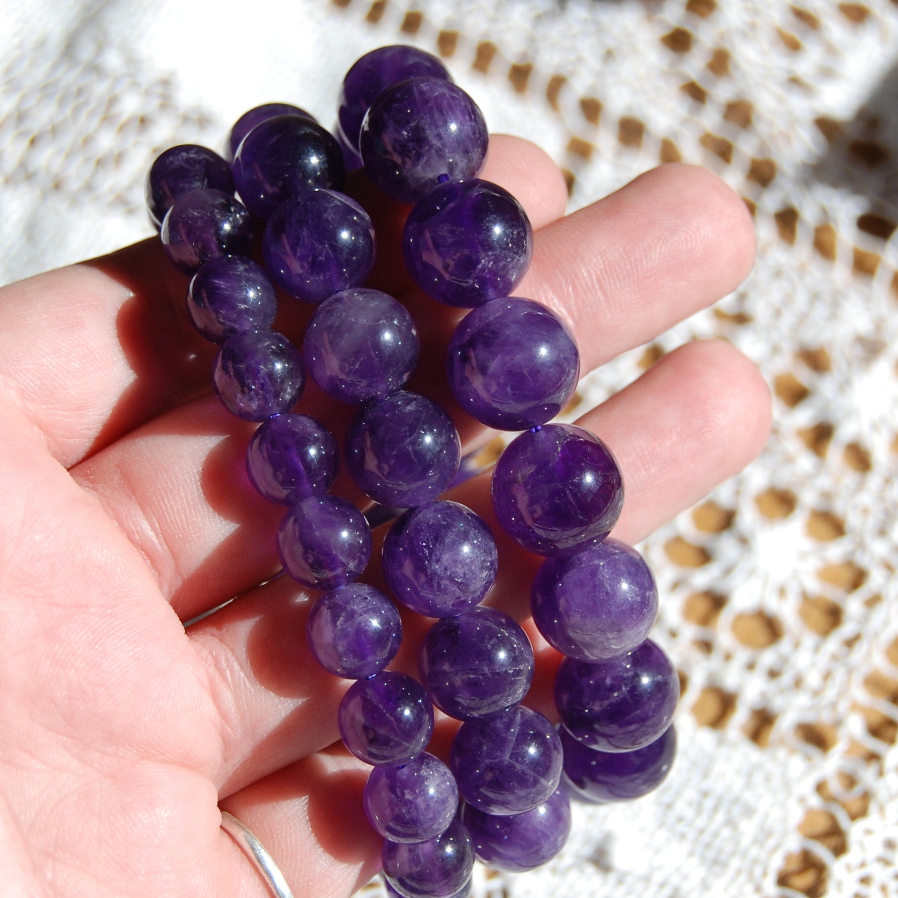 Amethyst Crystal Bracelet