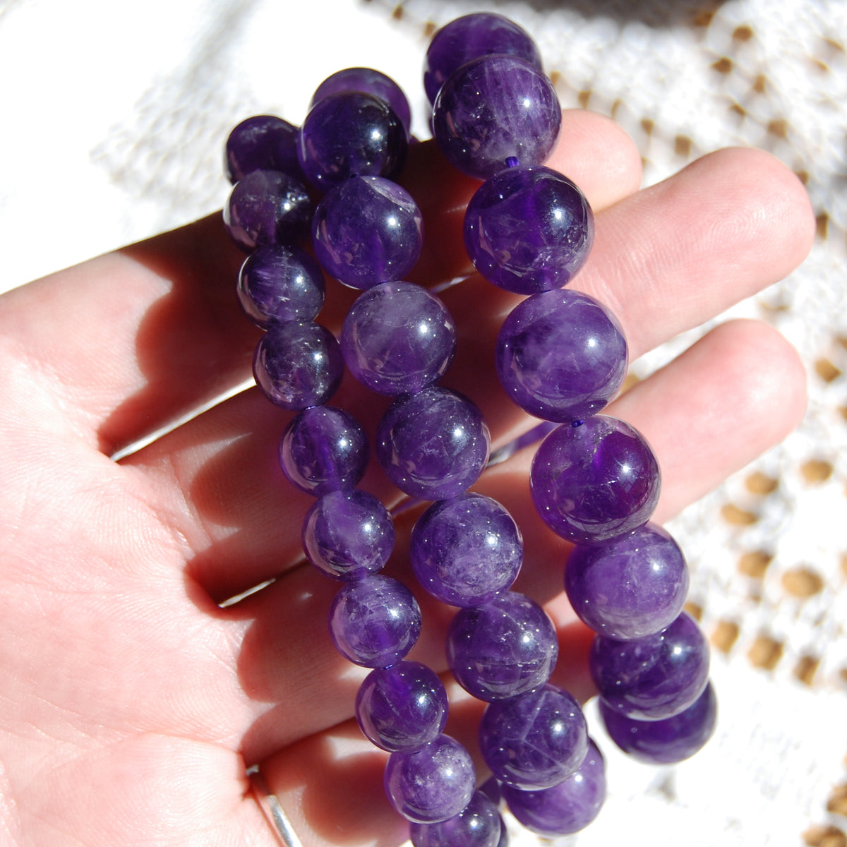 Amethyst Crystal Bracelet