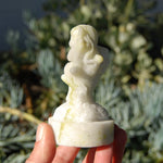 Lantian Jade Sleeping Mermaid Crystal Carving