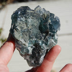 Fluorite Crystal Specimen Blue Green Teal