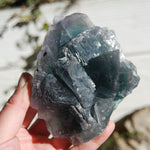 Fluorite Crystal Specimen Blue Green Teal