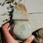 Chinese Amazonite Crystal Skull Hand Carved