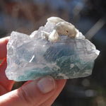 Raw Fluorite Crystal Specimen Blue Green Teal