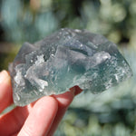 Raw Fluorite Crystal Specimen Blue Green Teal
