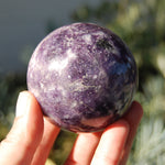 Lepidolite Lithium Mica Crystal Sphere
