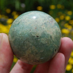 AAA Genuine Green Chrysoprase Crystal Sphere 184g 2"