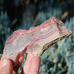 Rhodochrosite Crystal Gemstone Slab