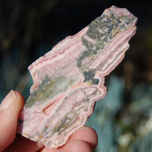 Rhodochrosite Marcasite Pyrite Crystal Gemstone Slab