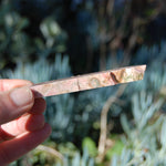 Rhodochrosite and Pyrite Crystal Gemstone Slab