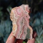 Rhodochrosite Crystal Gemstone Slab