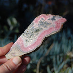 Rhodochrosite Crystal Gemstone Slab