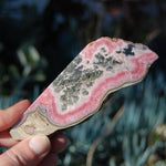 Rhodochrosite Crystal Gemstone Slab