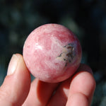 Rhodochrosite Galena Crystal Gemstone Sphere