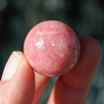 Rhodochrosite Crystal Gemstone Sphere