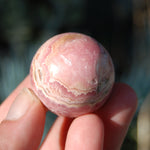 Rhodochrosite Crystal Gemstone Sphere