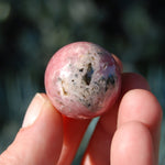 Rhodochrosite Crystal Gemstone Sphere