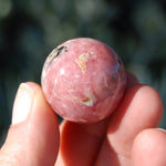 Rhodochrosite Crystal Gemstone Sphere