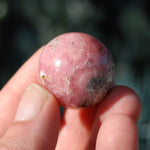 Rhodochrosite Crystal Gemstone Sphere