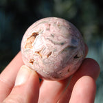 Rhodochrosite Crystal Gemstone Sphere