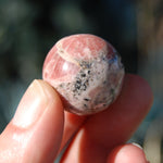 Rhodochrosite Crystal Gemstone Sphere
