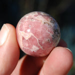 Rhodochrosite Crystal Gemstone Sphere