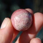 Rhodochrosite Crystal Gemstone Sphere