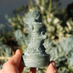 Lushan Jade Sleeping Mermaid Crystal Carving